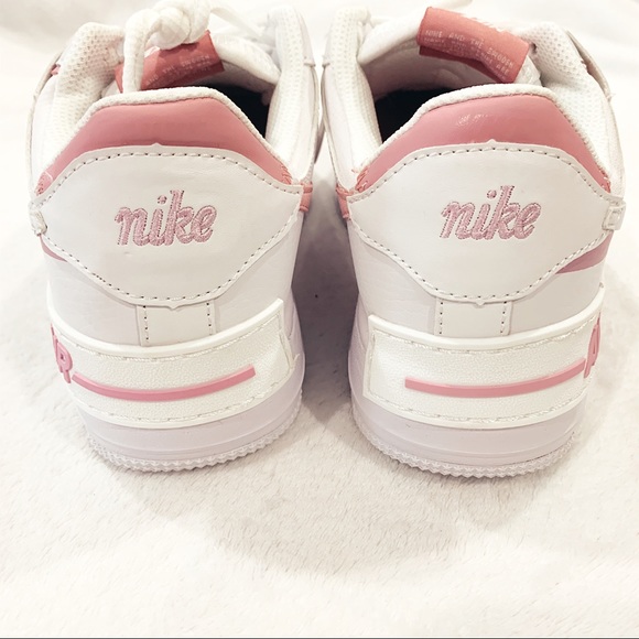 Nike Women Air Force 1 Shadow White Magic Flamingo - Picture 3 of 8